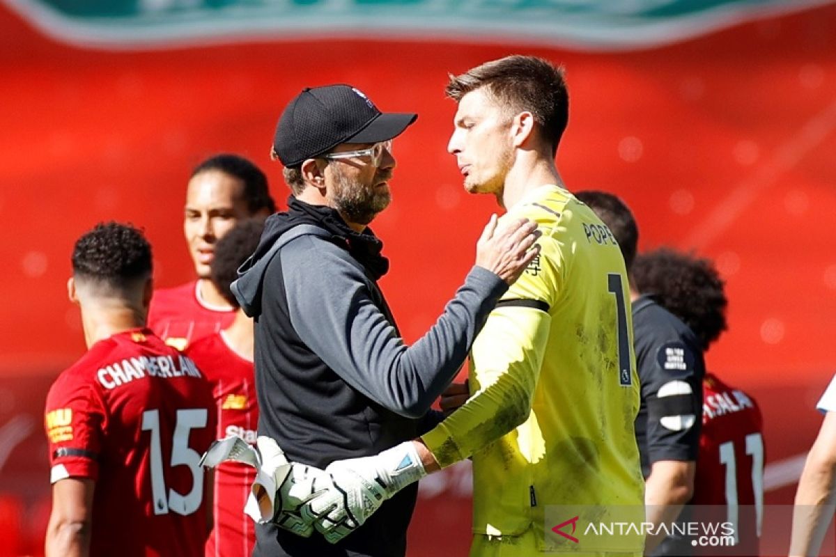 Burnley tahan imbang Liverpool, Klopp puji kiper lawan