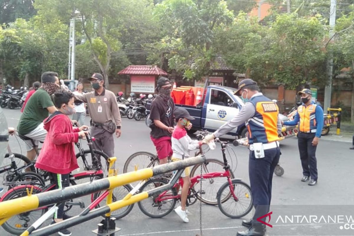 Dishub Denpasar simulasi CFD persiapan olahraga  era baru