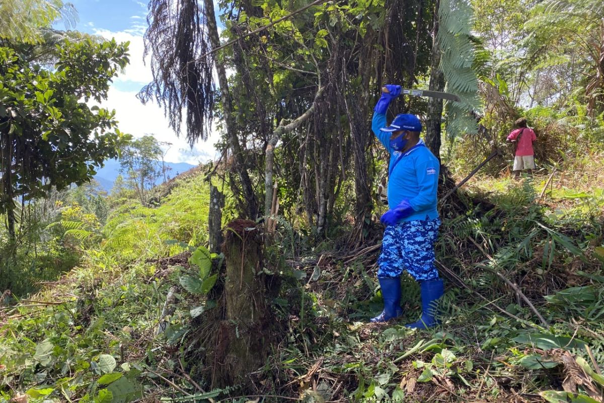Partai Demokrat Papua buka lahan 10 hektare ajak warga berkebun
