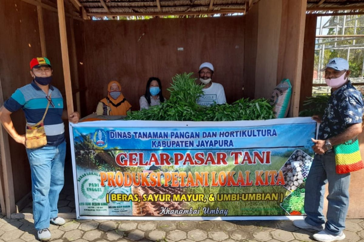 Dinas TPH Jayapura buka pasar tani