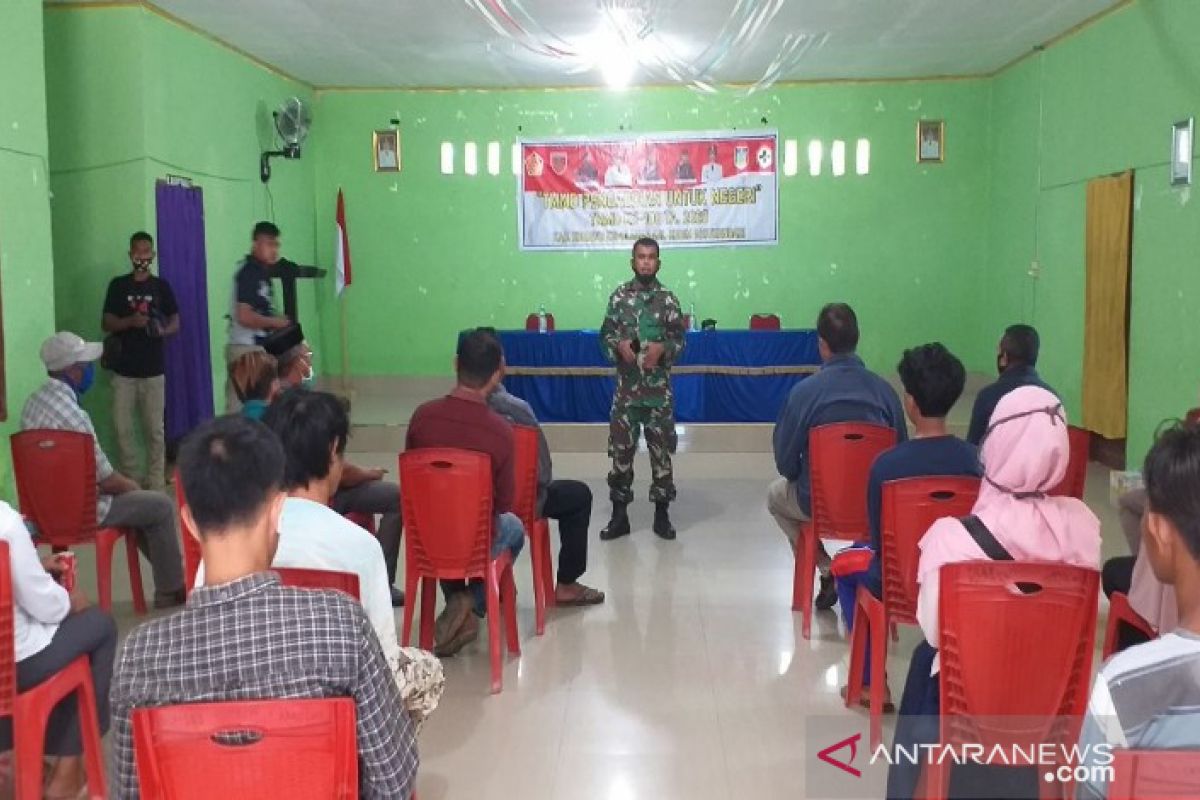 Satgas TMMD membina mental ideologi Pancasila warga Konawe Kepulauan