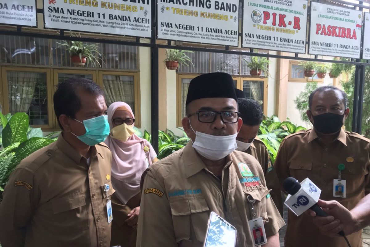 Disdik Aceh: 413 sekolah di Aceh mulai belajar tatap muka