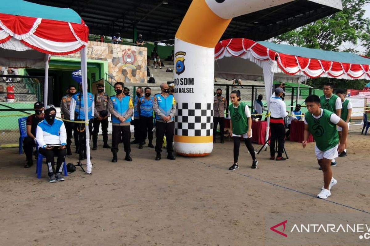 Kapolda turun langsung pantau tes kesamaptaan jasmani catar Akpol