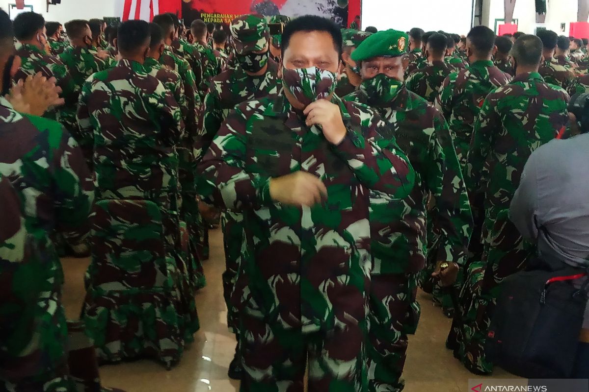 Ratusan prajurit TNI AD kembali dikirimkan ke Papua Barat