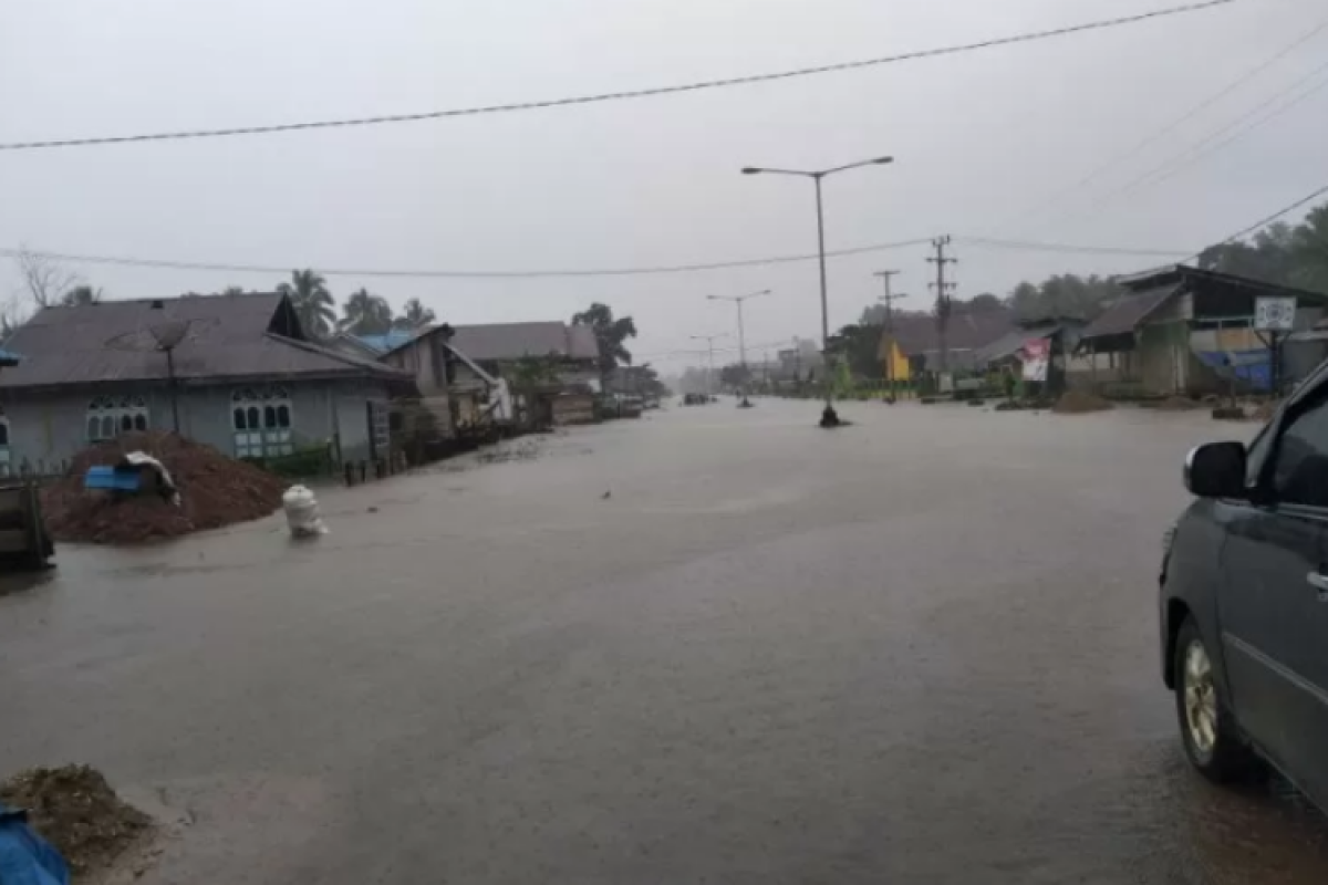 Sebanyak 1.286 KK terdampak banjir di Konawe Utara