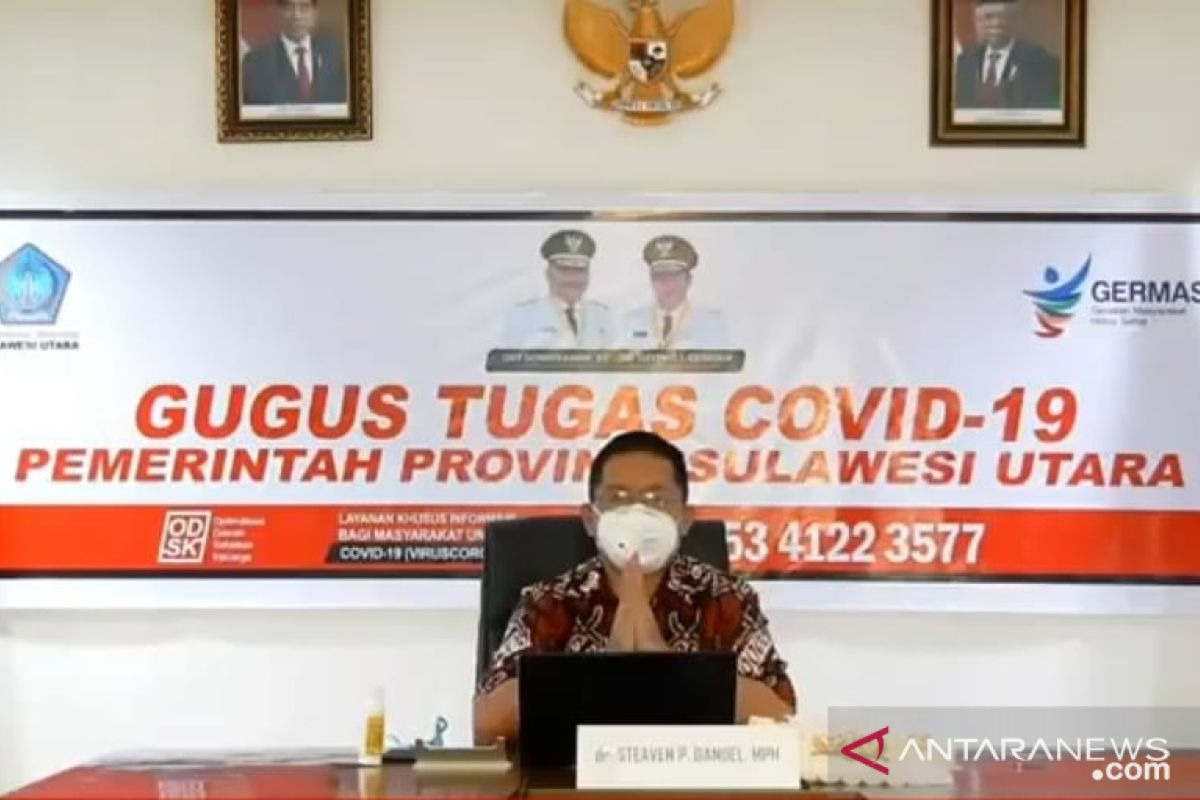 Sebanyak  1.025 warga Sulut terpapar COVID-19