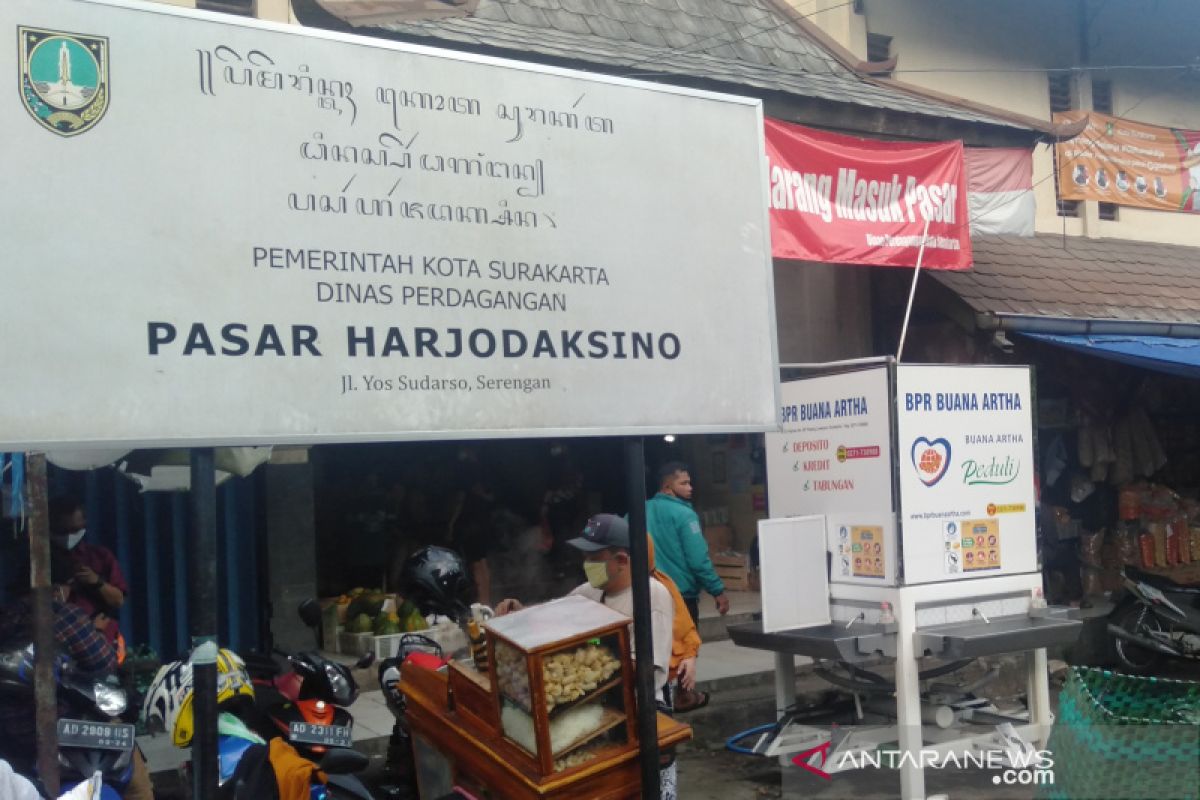 Surakarta tutup 7 hari Pasar Harjodaksino