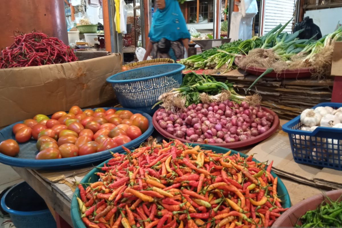 Harga cabai merah mulai naik jadi Rp22.000 per kilogram di Pasar Raya Padang