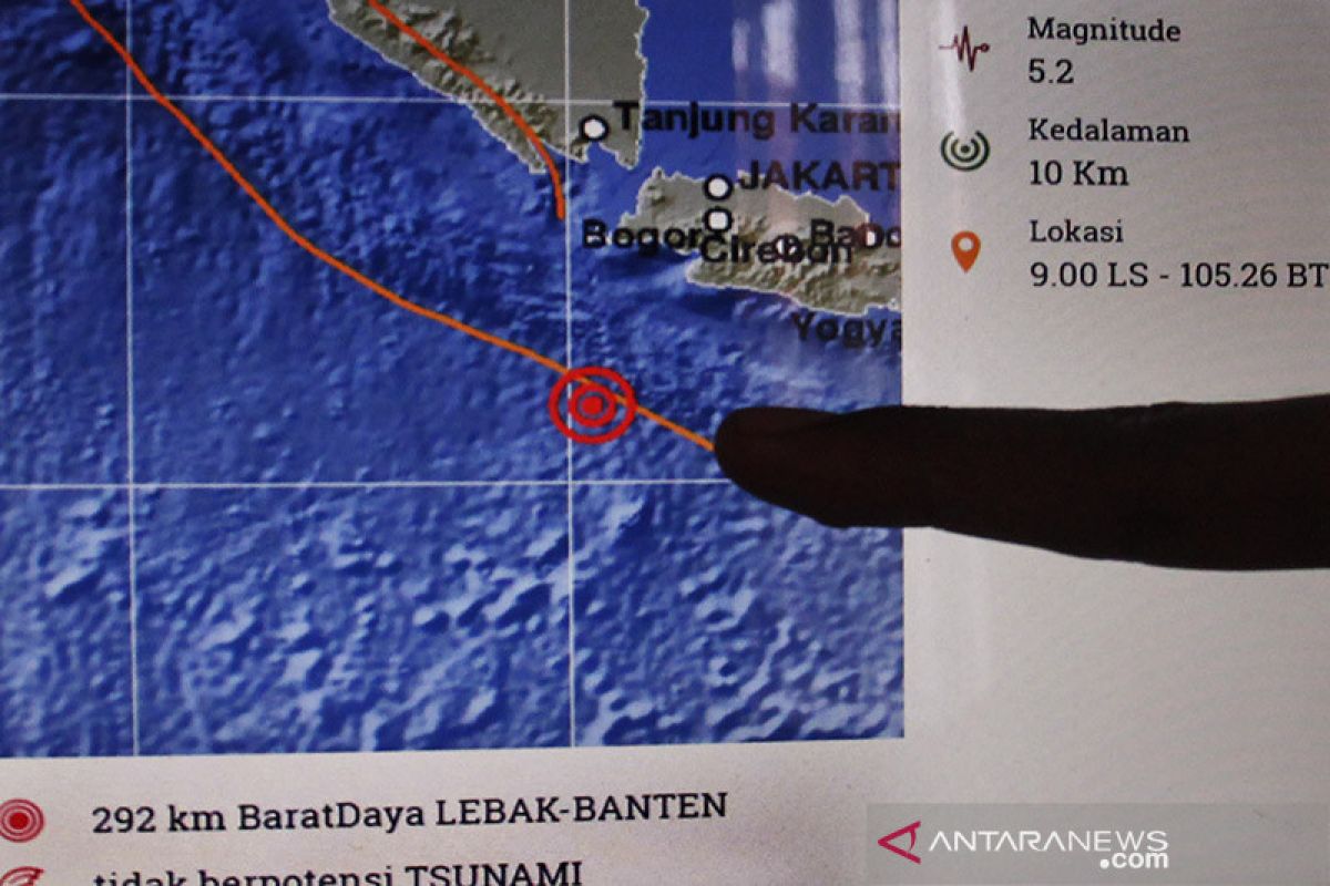 BPBD Lebak : Gempa magnitudo 5,1 tak timbulkan kerusakan infrastuktur