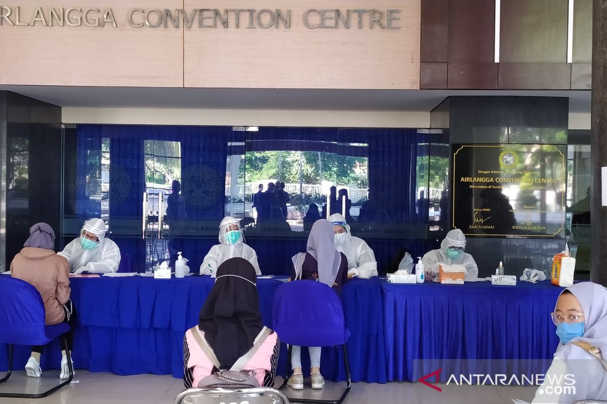 Rektor: 60 persen peserta tes cepat UTBK di Unair warga Surabaya