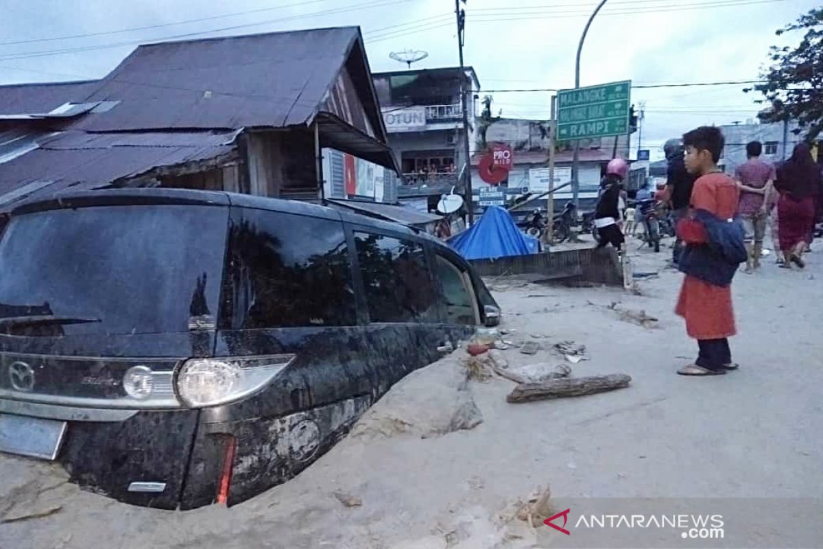 Dua korban tewas usai peristiwa banjir bandang Masamba