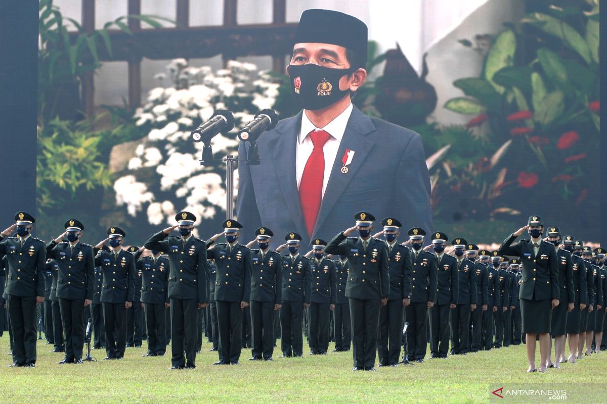 Presiden Jokowi: Jangan ada lagi gesekan antara prajurit TNI dan anggota Polri