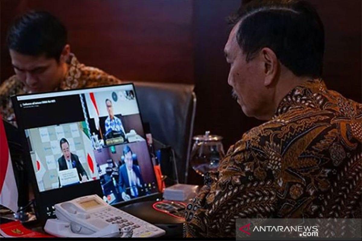 Berbincang dengan menteri ekonomi Jepang, Luhut sampaikan dua harapan