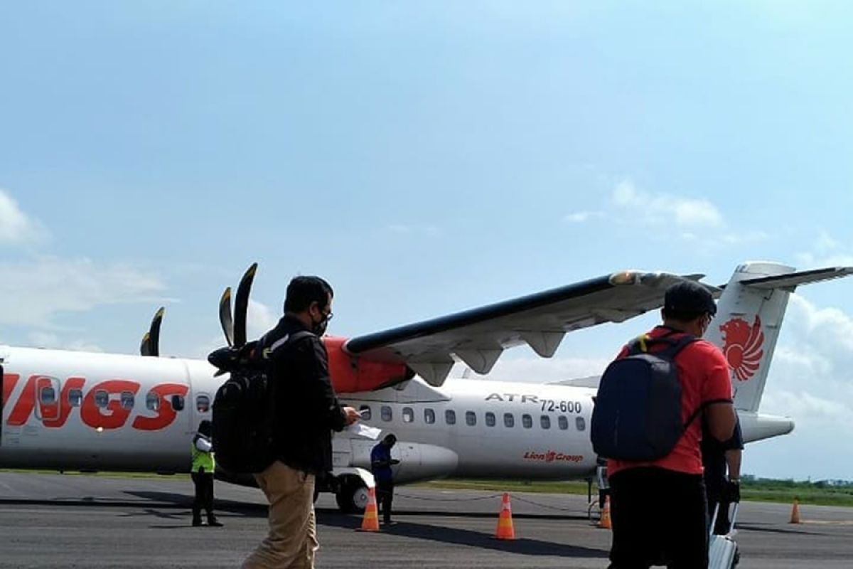 Akhirnya Wings Air terbang kembali di Bandara Notohadinegoro Jember