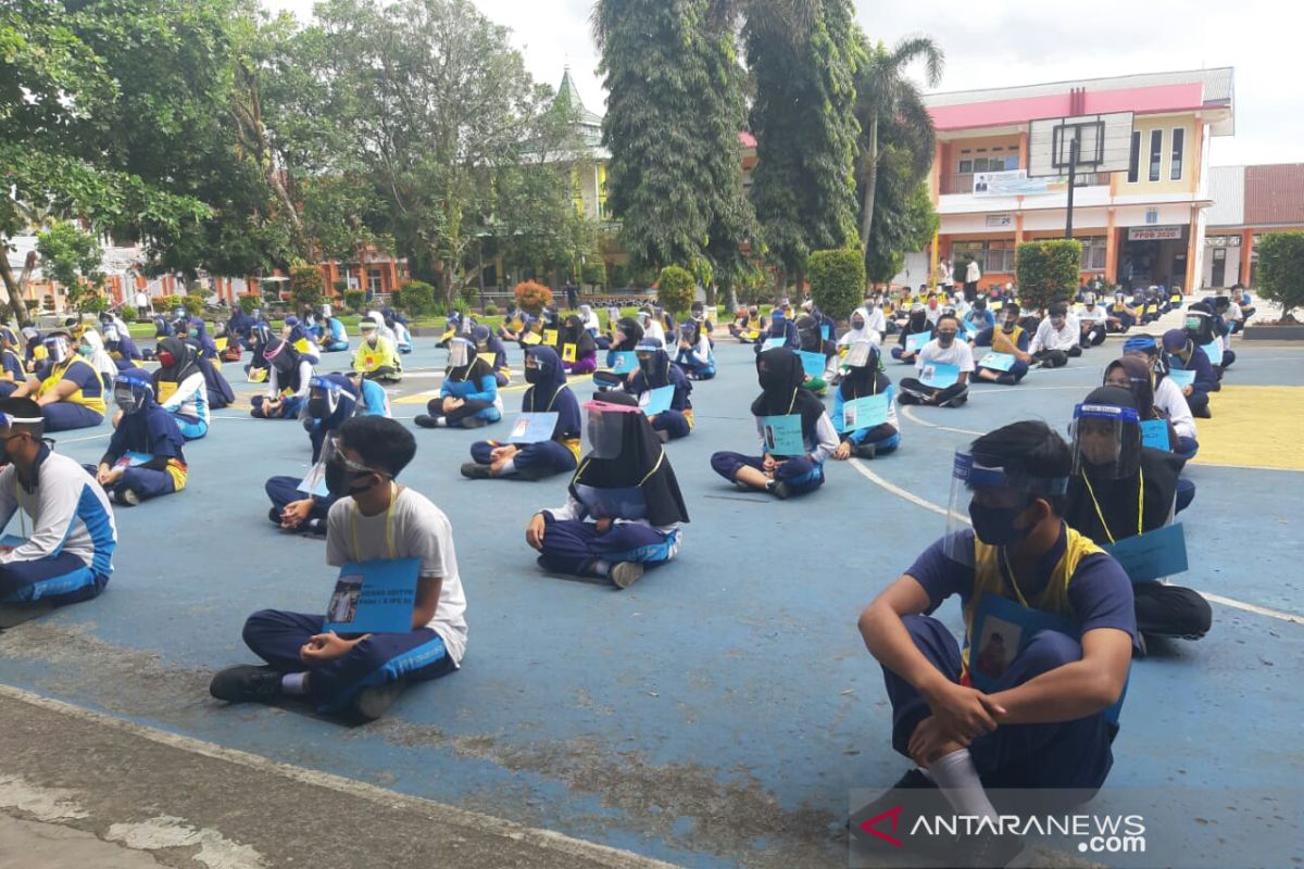 Polres Rejang Lebong sosialisasikan protokol kesehatan di sekolah