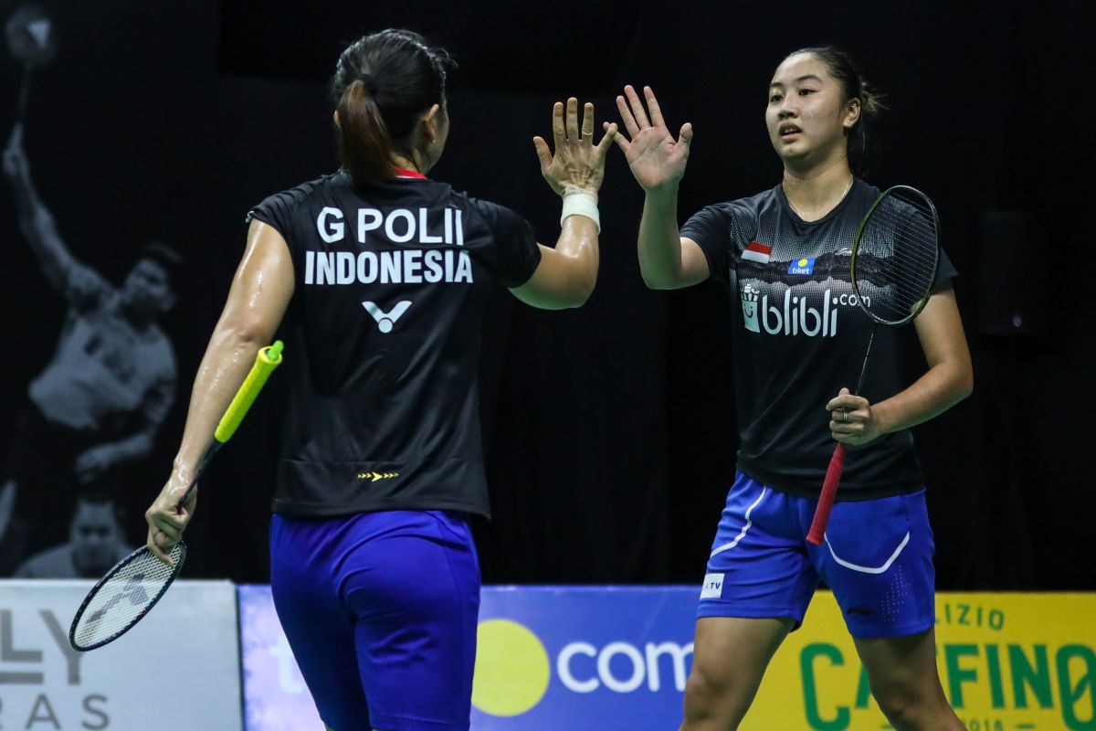 Greysia Polii/Febby Gani awali turnamen dengan menang mudah