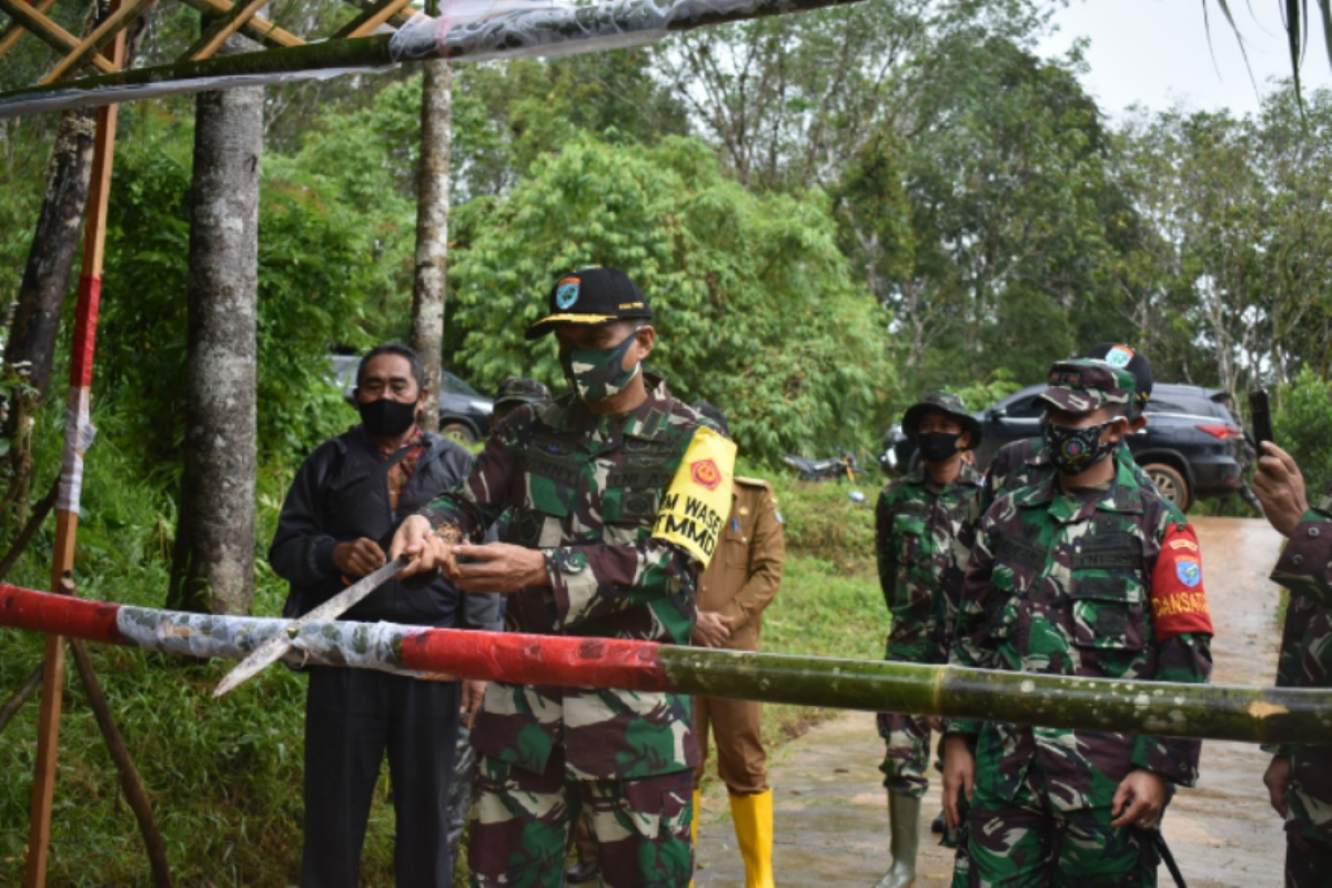 Dansatgas TMMD sambut kunjungan Tim Wasev TNI