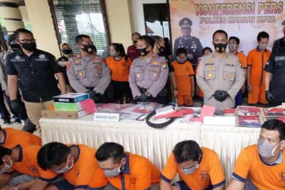 Polres Madiun Kota ungkap 14 kasus narkoba selama Maret-Juni, 18 tersangka ditangkap