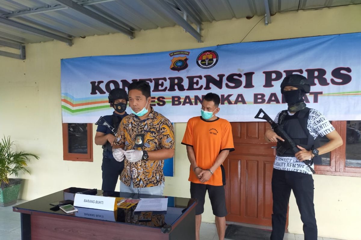 Polres Bangka Barat tetapkan tersangka pengedar narkoba