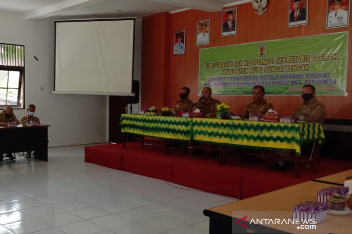 Pj Sekda HST silaturahmi dan koordinasi di Kecamatan Pandawan