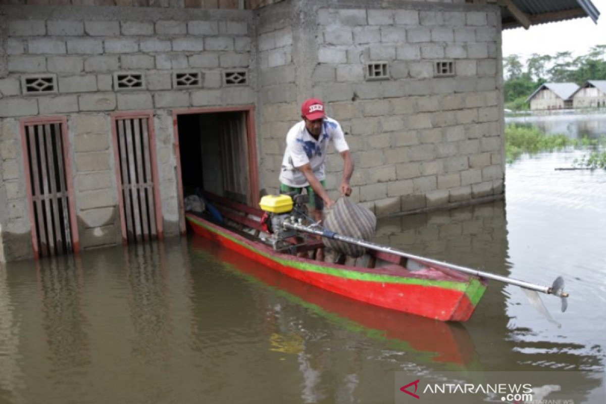 Jumlah pengungsi banjir Konawe bertambah jadi 941 KK