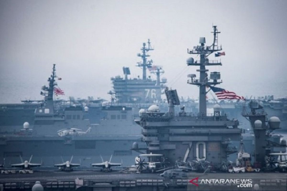 Ketegangan dengan China, AS kirim kembali kapal induknya ke LCS