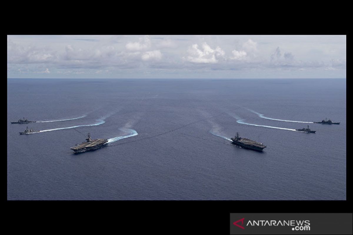 Kapal induk AS kembali ke Laut China Selatan di tengah situasi memanas