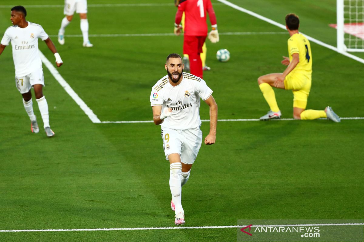 Real Madrid pastikan gelar juara setelah kalahkan Villarreal 2-1