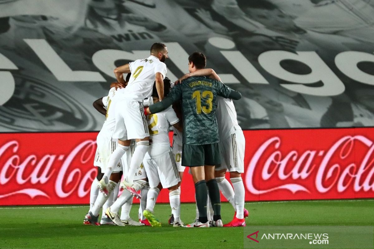 Real Madrid pastikan gelar juara setelah kalahkan Villarreal 2-1