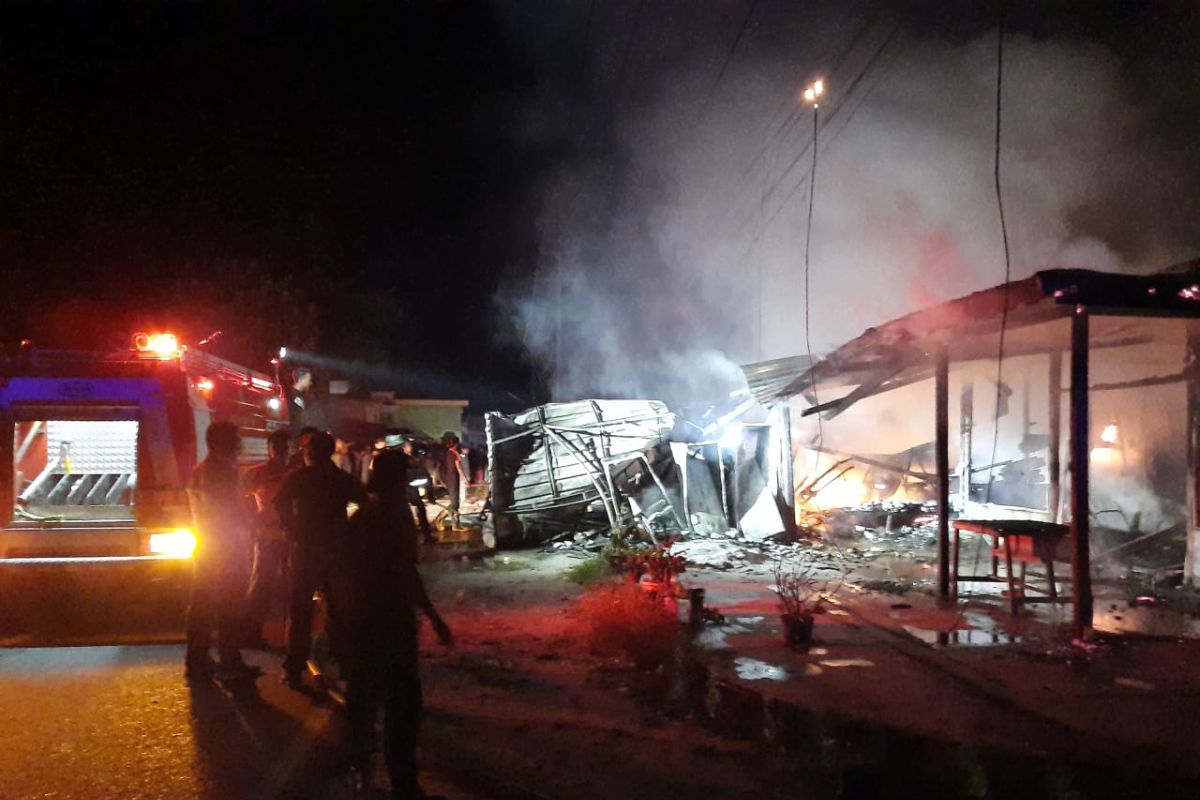 Sedang terjadi kebakaran di Ranai, Natuna