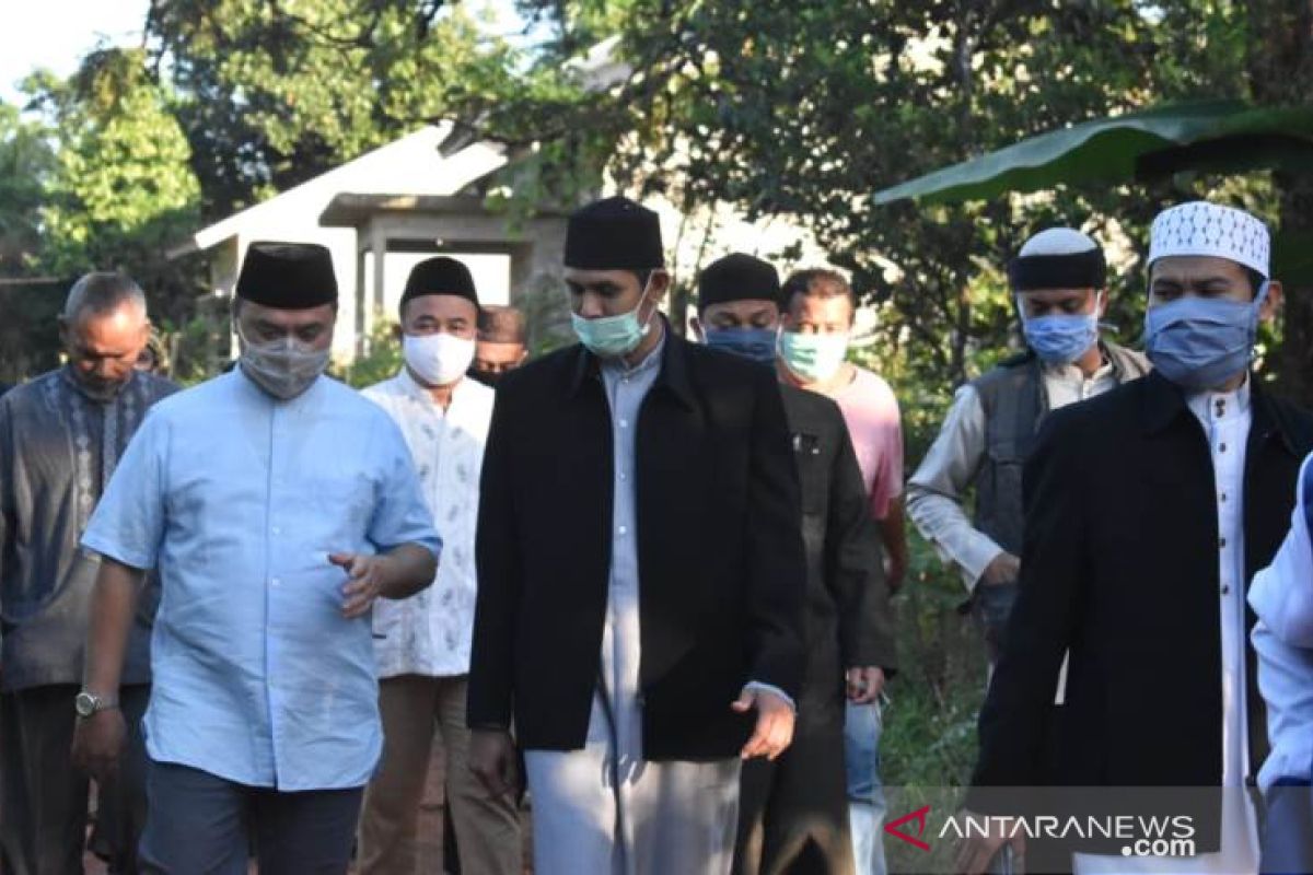 Gubernur Babel Tinjau Lokasi Pembangunan Pondok Pesantren Al-Maqdisi