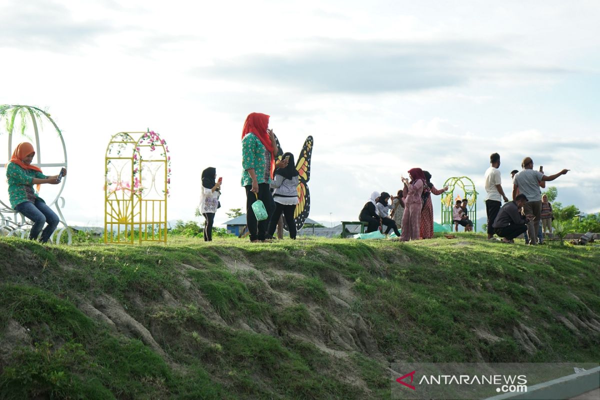 Wisata embung Hutadaa mulai ramai dikunjungi warga