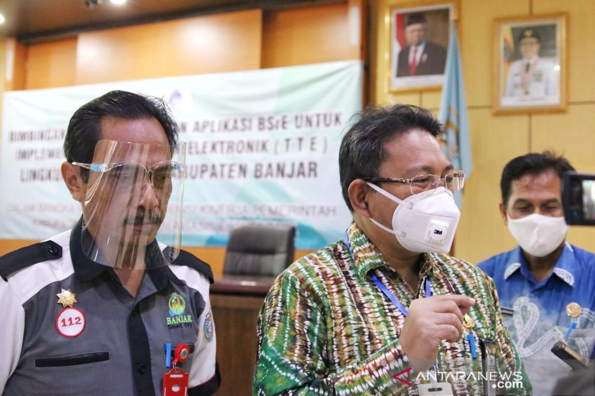 Pemkab Banjar terapkan tanda tangan elektronik implementasi Smart City