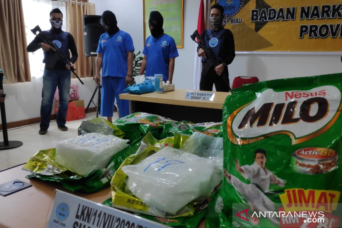 BNNP Riau sita 20 kilogram sabu-sabu Malaysia