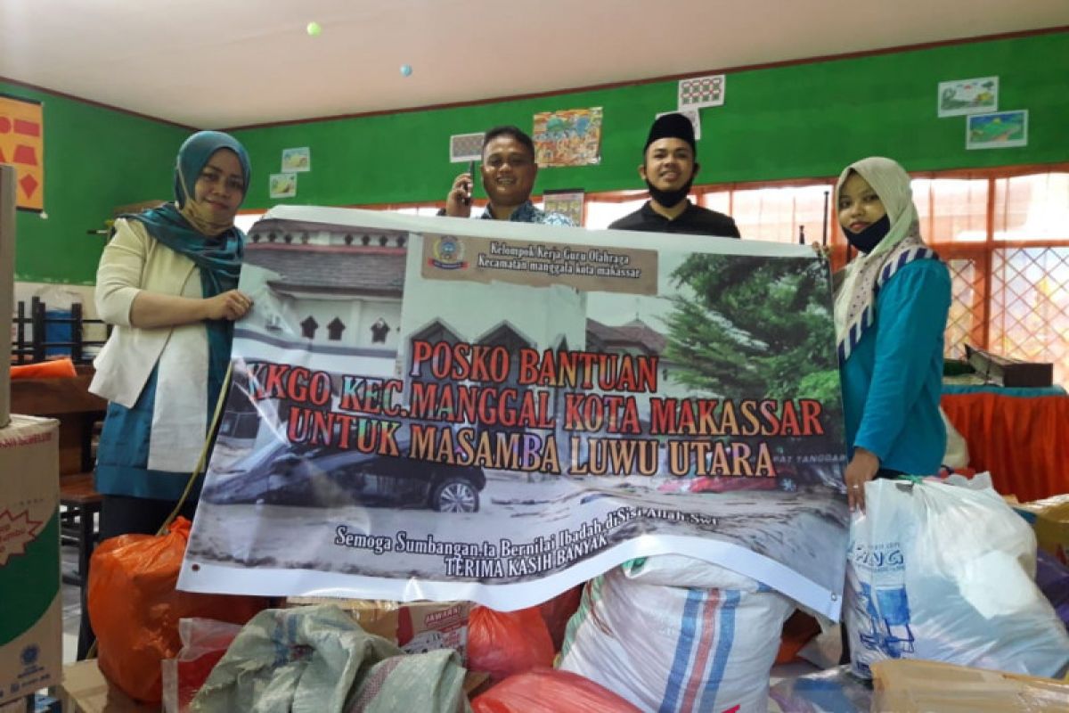 Guru olahraga di Makassar galang dana bantu korban banjir Luwu Utara