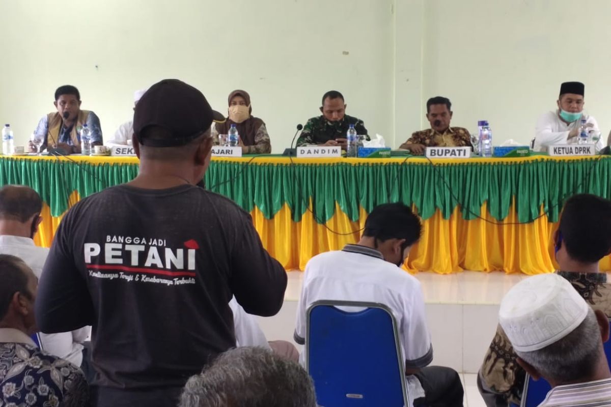 Begini kesepakatan petani Abdya setelah panen padi selesai