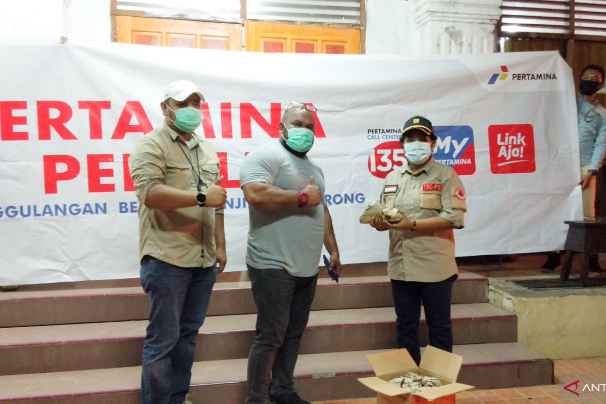 Pertamina distribusikan 1.250 nasi bungkus kepada korban banjir Kota Sorong