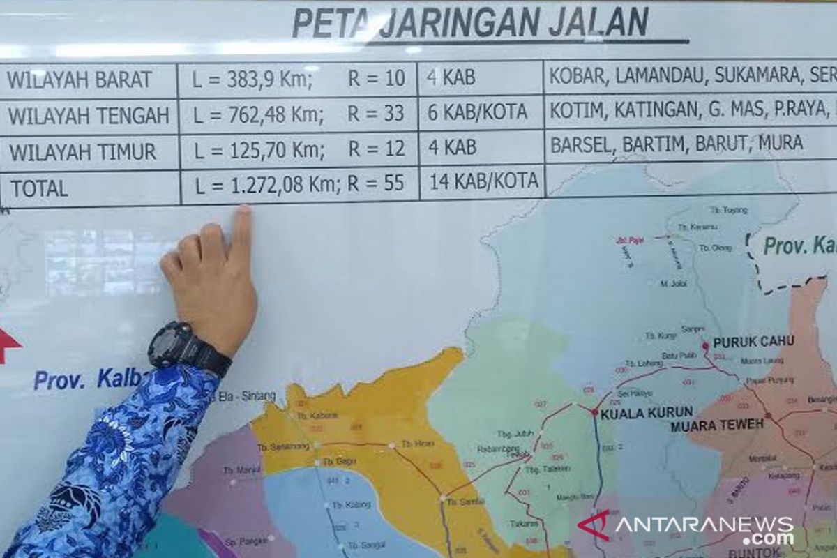 Sugianto membangun infrastruktur di Kalteng telah adil dan proporsional