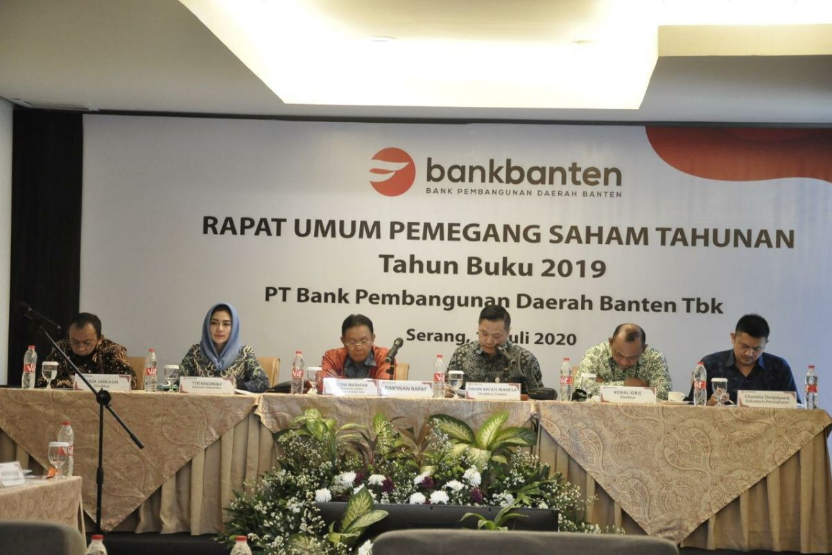 Bank Banten Gelar RUPST 2020 Fokus Penguatan Permodalan