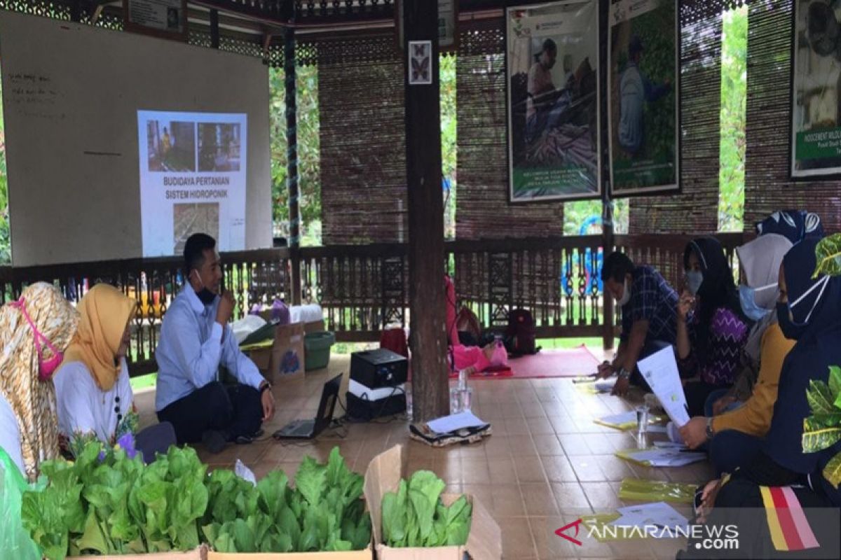 Indocement melatih warga binaanya bertani sistem hidroponik