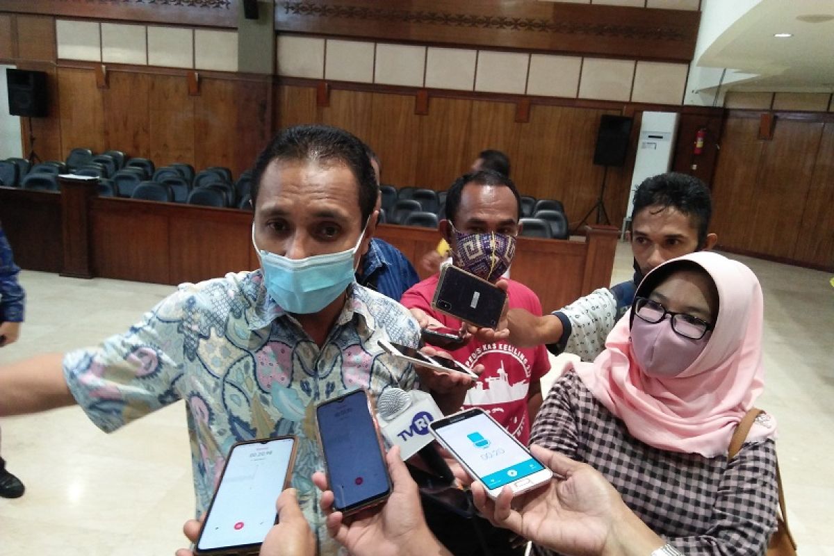 Kondisi fisik gedung DPRD Provinsi Maluku memprihatinkan