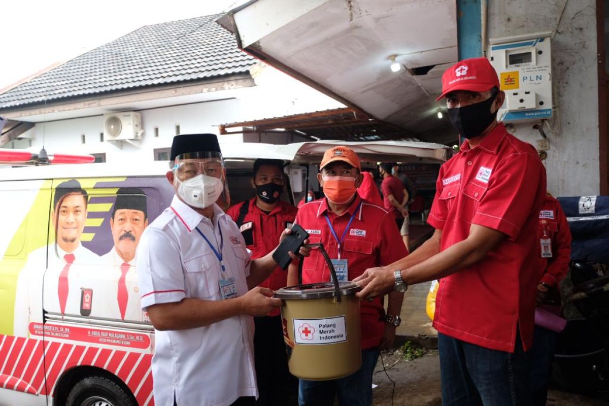 PMI Gowa kirim bantuan untuk korban banjir bandang Luwu Utara