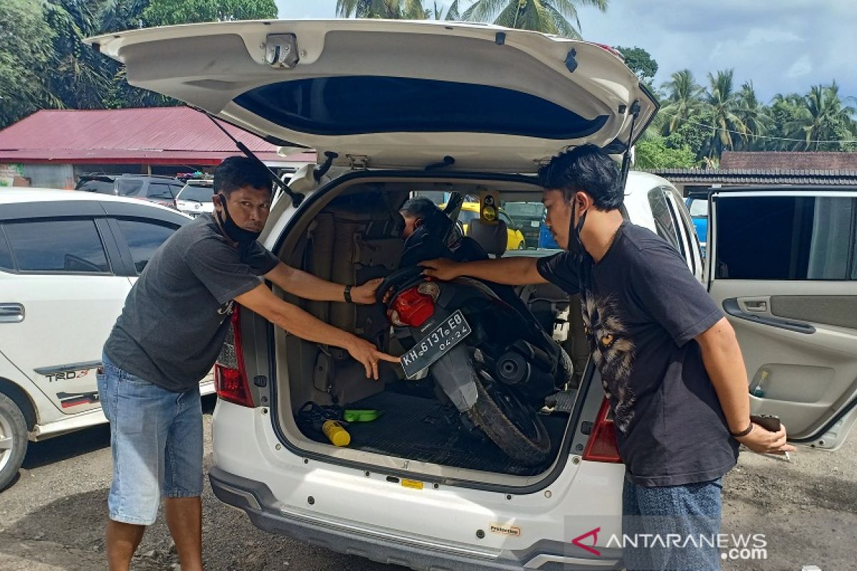 Kepergok curi mesin pompa air di Praya Tengah, pelaku panik tinggalkan motornya