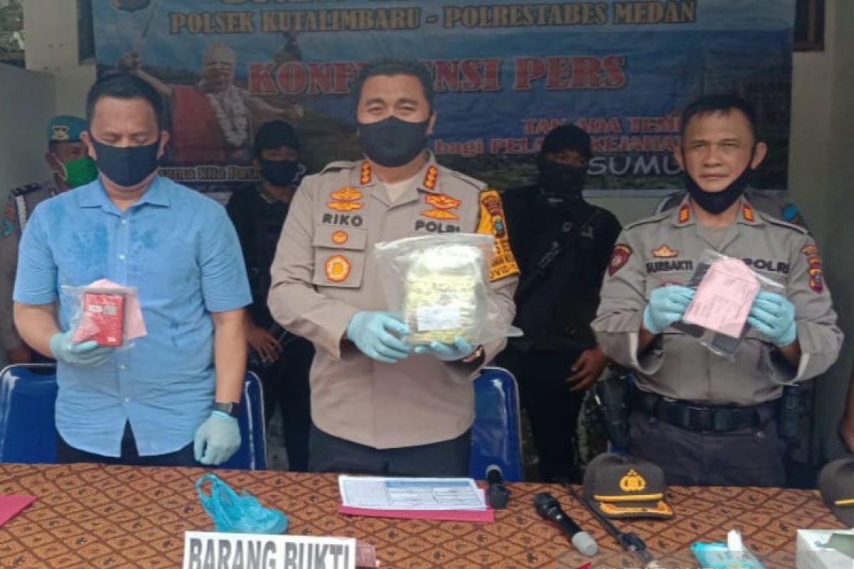 Polisi ungkap rumah penyimpanan narkoba di Medan