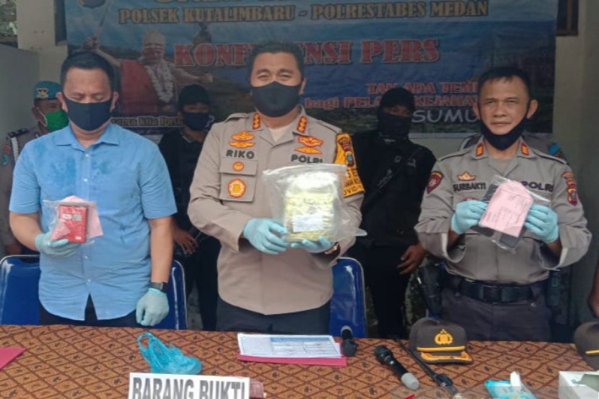 Polisi ungkap gudang narkoba di Komplek Tasbih Medan