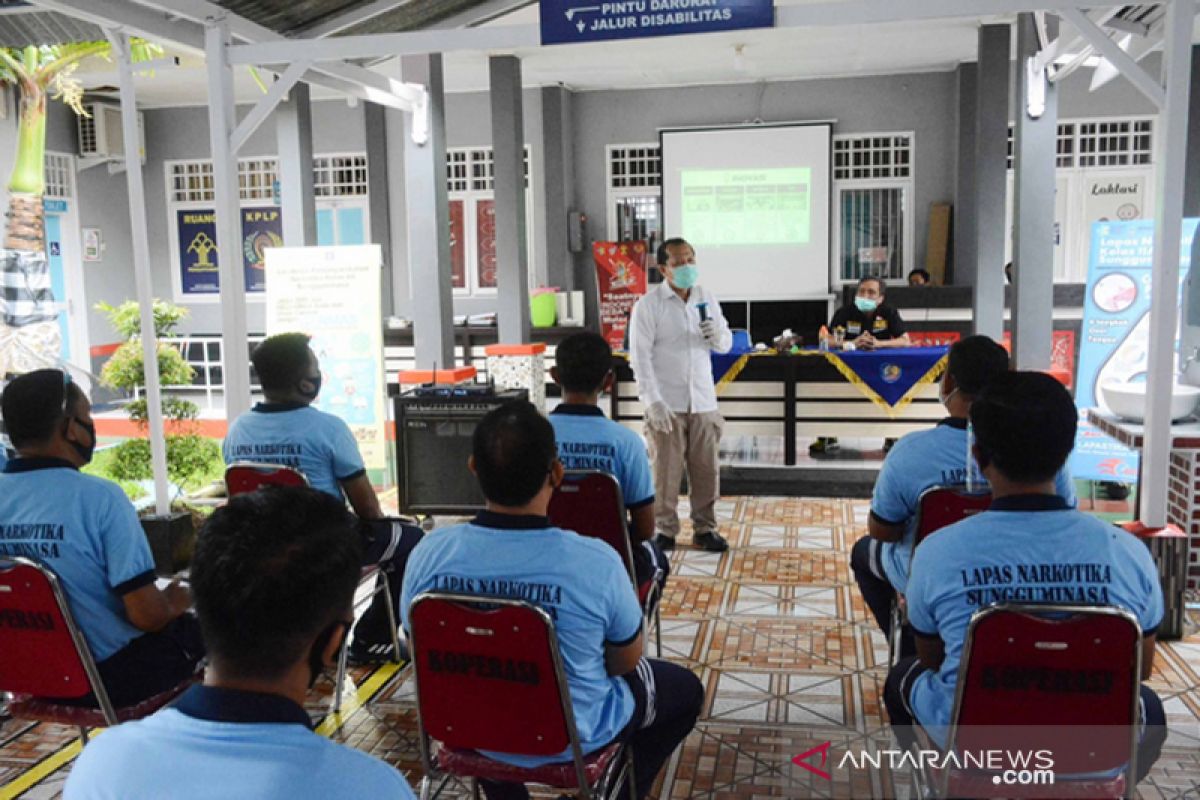 Kakanwil Kemenkumham Sulsel tinjau Lapas Narkotika Sungguminasa