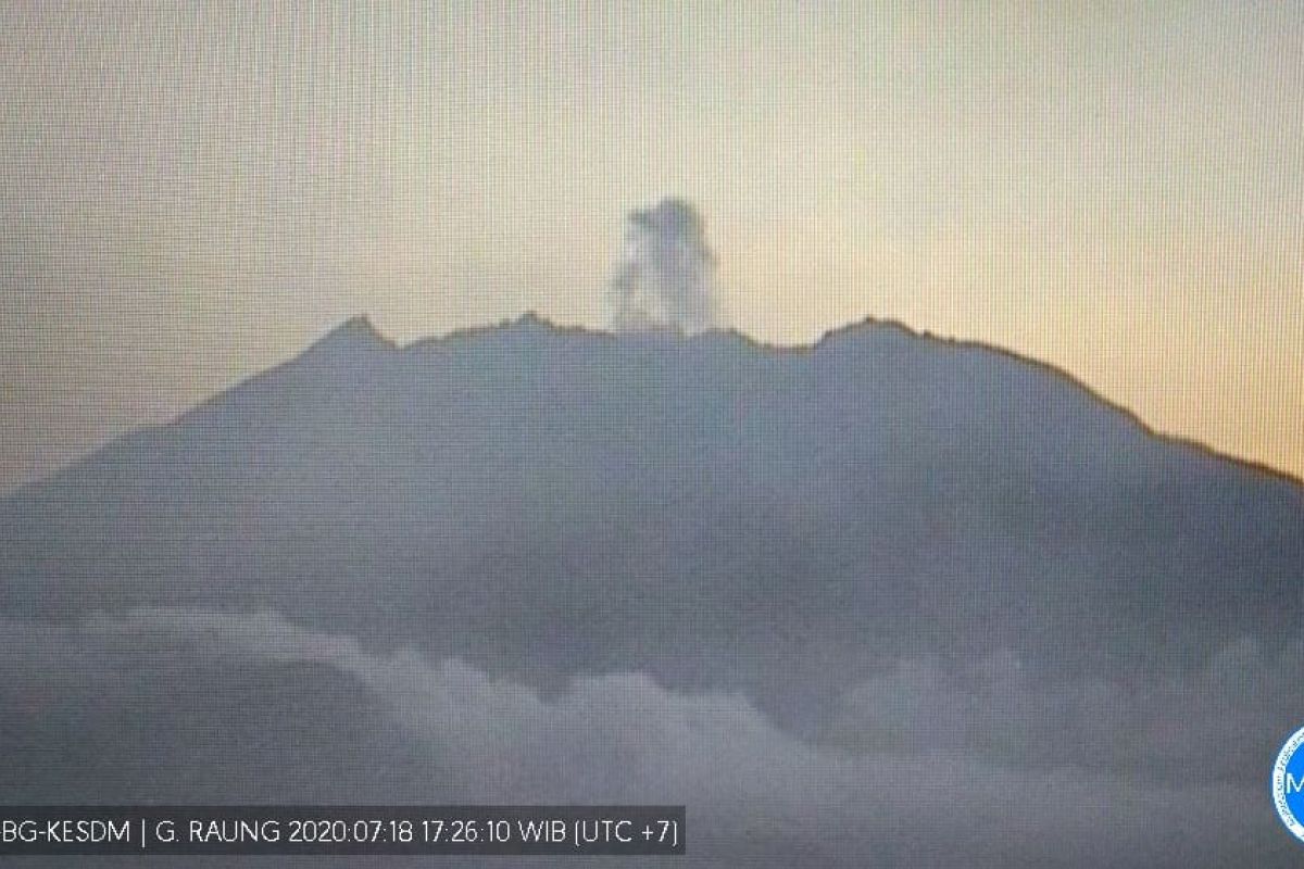 Gempa letusan masih dominasi aktivitas Gunung Raung