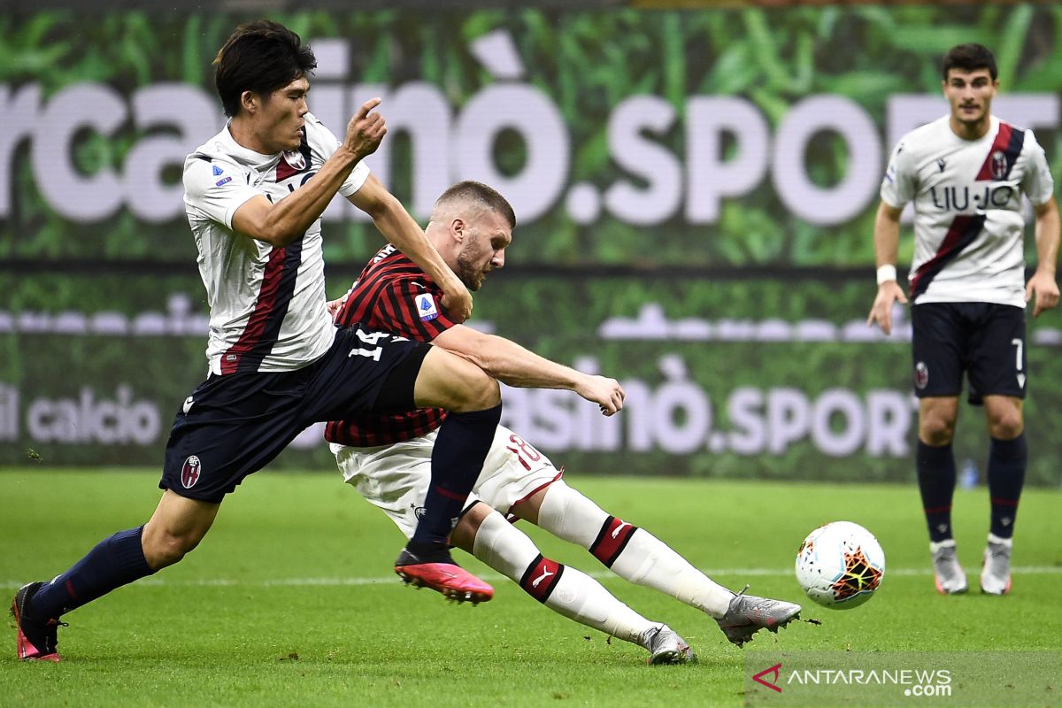 Milan masuk zona Eropa setelah hancurkan Bologna 5-1