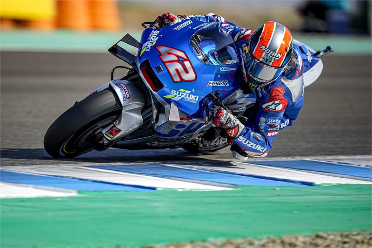 Pebalap tim Suzuki Ecstar Alex Rins dinyatakan tidak fit untuk GP Spanyol