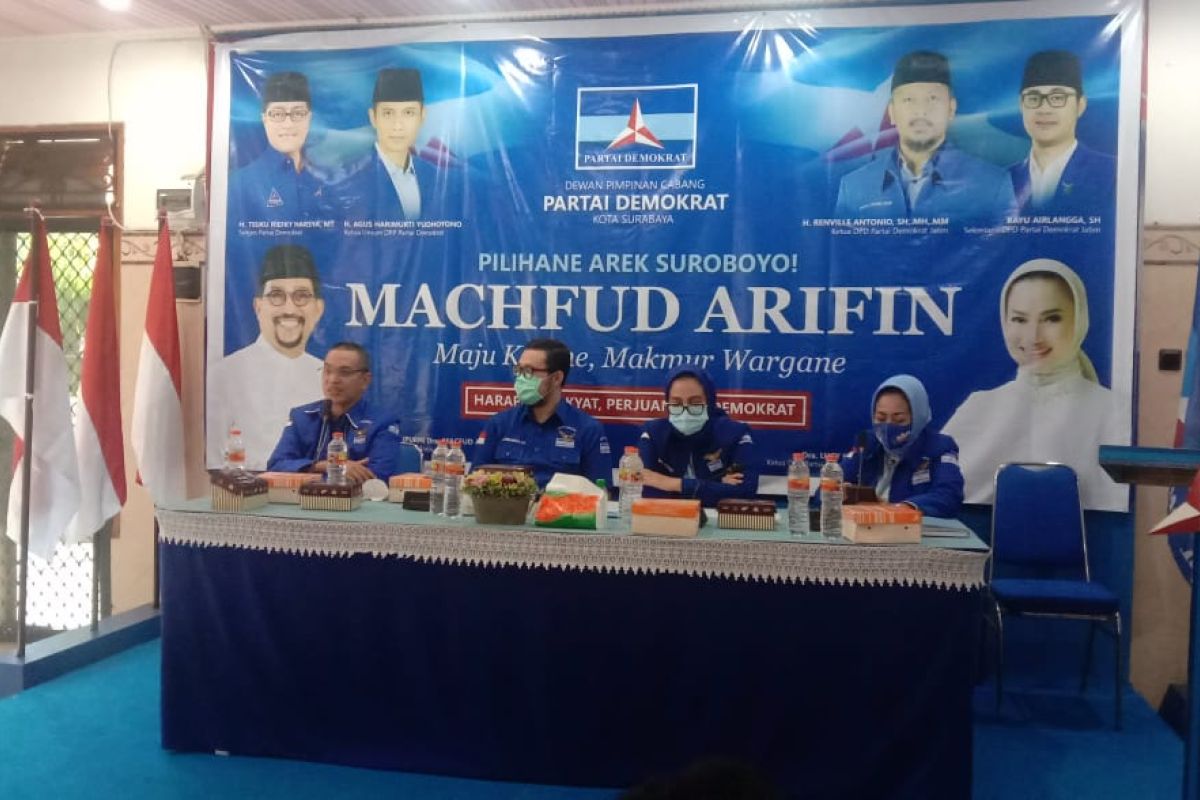 Partai Demokrat ajukan dua nama dampingi Cawali Surabaya Machfud Arifin